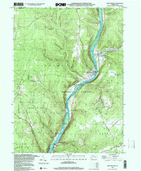 preview thumbnail of historical topo map of Forest County, PA in 1997