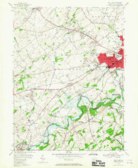 Download a high-resolution, GPS-compatible USGS topo map for West York, PA (1967 edition)