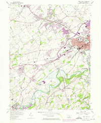 Download a high-resolution, GPS-compatible USGS topo map for West York, PA (1974 edition)