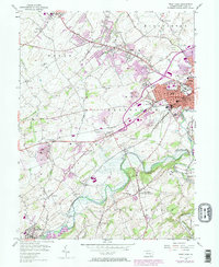 Download a high-resolution, GPS-compatible USGS topo map for West York, PA (1974 edition)
