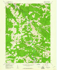 Download a high-resolution, GPS-compatible USGS topo map for Westover, PA (1960 edition)