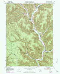 preview thumbnail of historical topo map of Potter County, PA in 1948