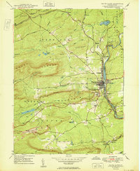 Download a high-resolution, GPS-compatible USGS topo map for White Haven, PA (1950 edition)