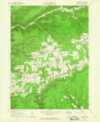 Download a high-resolution, GPS-compatible USGS topo map for White Pine, PA (1967 edition)