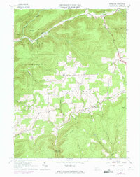 Download a high-resolution, GPS-compatible USGS topo map for White Pine, PA (1973 edition)
