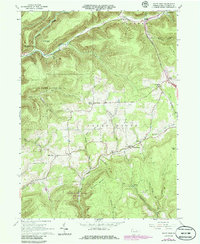 Download a high-resolution, GPS-compatible USGS topo map for White Pine, PA (1986 edition)