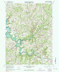 Download a high-resolution, GPS-compatible USGS topo map for Whitesburg, PA (1984 edition)