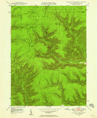 preview thumbnail of historical topo map of Elk County, PA in 1948