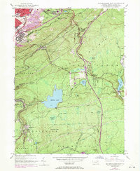 preview thumbnail of historical topo map of Luzerne County, PA in 1947