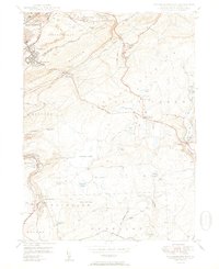 preview thumbnail of historical topo map of Luzerne County, PA in 1950