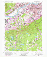 Download a high-resolution, GPS-compatible USGS topo map for Wilkes-Barre West, PA (1978 edition)