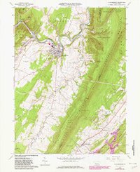 Download a high-resolution, GPS-compatible USGS topo map for Williamsburg, PA (1982 edition)