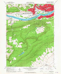 Download a high-resolution, GPS-compatible USGS topo map for Williamsport, PA (1967 edition)