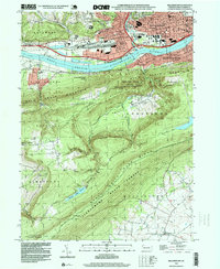 preview thumbnail of historical topo map of Williamsport, PA in 1994