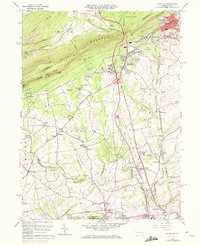 preview thumbnail of historical topo map of Wind Gap, PA in 1960