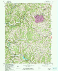 Download a high-resolution, GPS-compatible USGS topo map for Wind Ridge, PA (1994 edition)