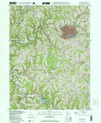 Download a high-resolution, GPS-compatible USGS topo map for Wind Ridge, PA (1999 edition)