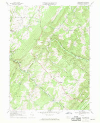 Download a high-resolution, GPS-compatible USGS topo map for Wittenberg, PA (1970 edition)