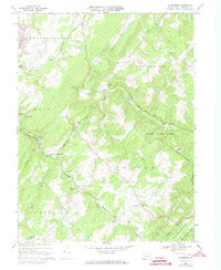 Download a high-resolution, GPS-compatible USGS topo map for Wittenberg, PA (1973 edition)