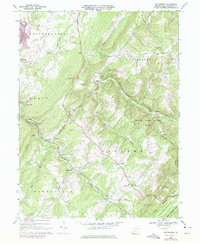 Download a high-resolution, GPS-compatible USGS topo map for Wittenburg, PA (1975 edition)