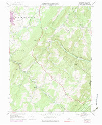 Download a high-resolution, GPS-compatible USGS topo map for Wittenburg, PA (1983 edition)