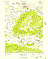 Download a high-resolution, GPS-compatible USGS topo map for Womelsdorf, PA (1957 edition)