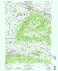 Download a high-resolution, GPS-compatible USGS topo map for Womelsdorf, PA (1989 edition)
