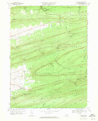 Download a high-resolution, GPS-compatible USGS topo map for Woodward, PA (1971 edition)