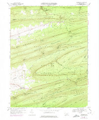 Download a high-resolution, GPS-compatible USGS topo map for Woodward, PA (1975 edition)