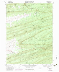 Download a high-resolution, GPS-compatible USGS topo map for Woodward, PA (1980 edition)