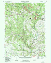 Download a high-resolution, GPS-compatible USGS topo map for Worthington, PA (1993 edition)