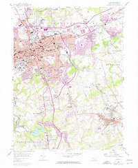 Download a high-resolution, GPS-compatible USGS topo map for York, PA (1974 edition)