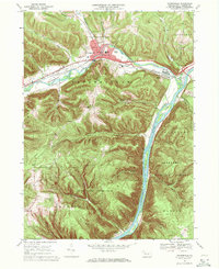 Download a high-resolution, GPS-compatible USGS topo map for Youngsville, PA (1971 edition)