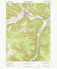 Download a high-resolution, GPS-compatible USGS topo map for Youngsville, PA (1976 edition)