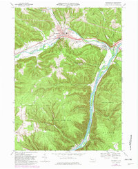 Download a high-resolution, GPS-compatible USGS topo map for Youngsville, PA (1982 edition)