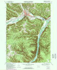 Download a high-resolution, GPS-compatible USGS topo map for Youngsville, PA (1989 edition)