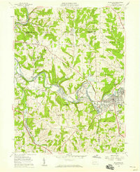 Download a high-resolution, GPS-compatible USGS topo map for Zelienople, PA (1959 edition)