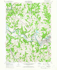 Download a high-resolution, GPS-compatible USGS topo map for Zelienople, PA (1966 edition)