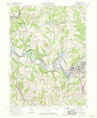 Download a high-resolution, GPS-compatible USGS topo map for Zelienople, PA (1970 edition)