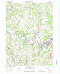 Download a high-resolution, GPS-compatible USGS topo map for Zelienople, PA (1983 edition)