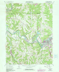 Download a high-resolution, GPS-compatible USGS topo map for Zelienople, PA (1990 edition)