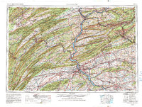 Download a high-resolution, GPS-compatible USGS topo map for Harrisburg, PA (1988 edition)
