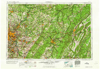 preview thumbnail of historical topo map of Pittsburgh, PA in 1964