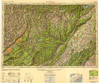 1950 Map of Scranton, 1952 Print