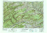 preview thumbnail of historical topo map of Williamsport, PA in 1962