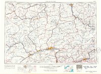 1962 Map of Williamsport, 1966 Print