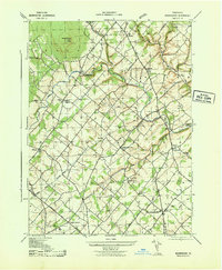 Download a high-resolution, GPS-compatible USGS topo map for Bedminster, PA (1943 edition)
