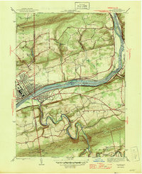 Download a high-resolution, GPS-compatible USGS topo map for Berwick, PA (1946 edition)