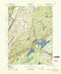 preview thumbnail of historical topo map of Pike County, PA in 1943