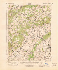 Download a high-resolution, GPS-compatible USGS topo map for East Greenville, PA (1943 edition)